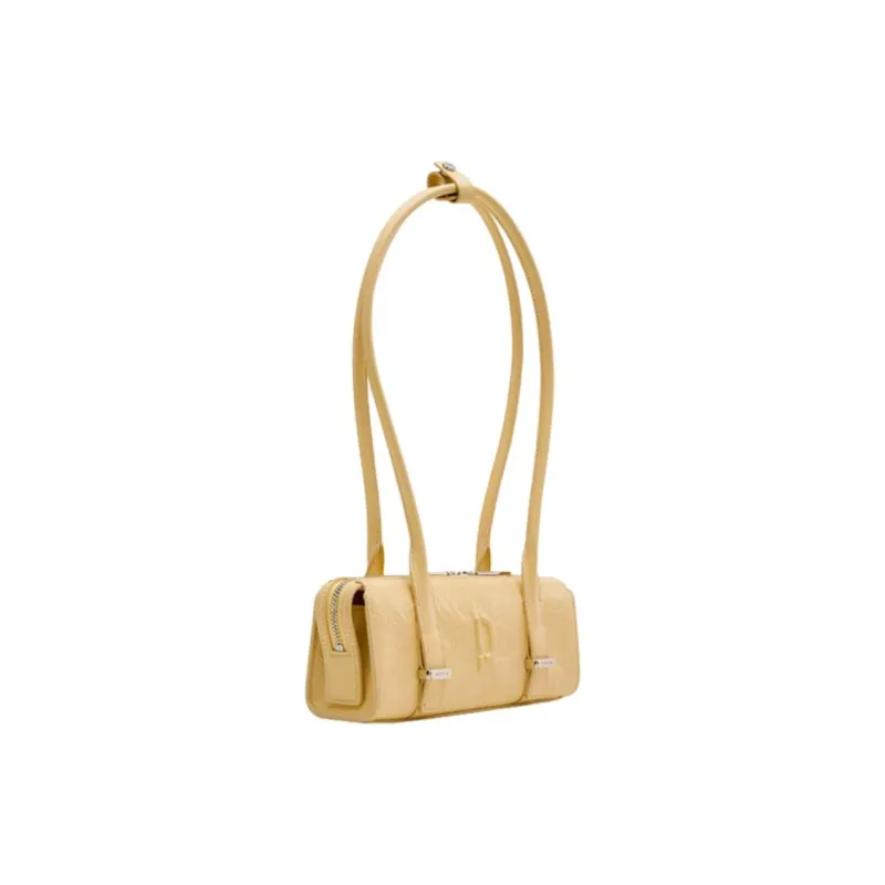 PECO Soft Leather, Cow Leather Handbag, Shoulder Bag Women's Black/Yellow/Blue-5
