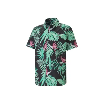 PUMA PALM TREE CREW PARADISE Shirts Men Green