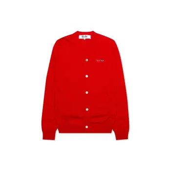 CDG Play Sweaters Men Red
