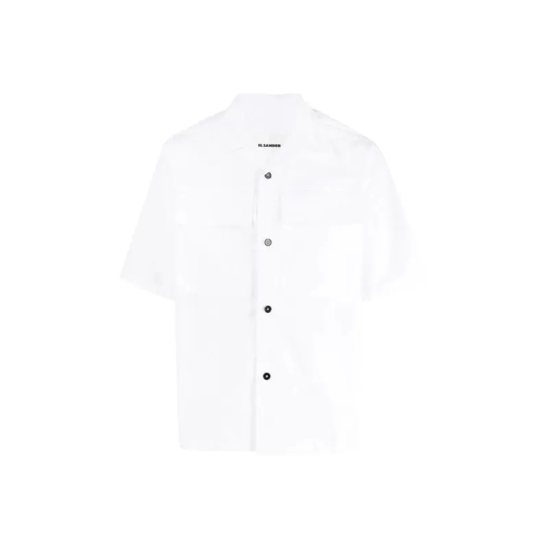 JIL SANDER + Short Sleeved Buttoned Shirt-0