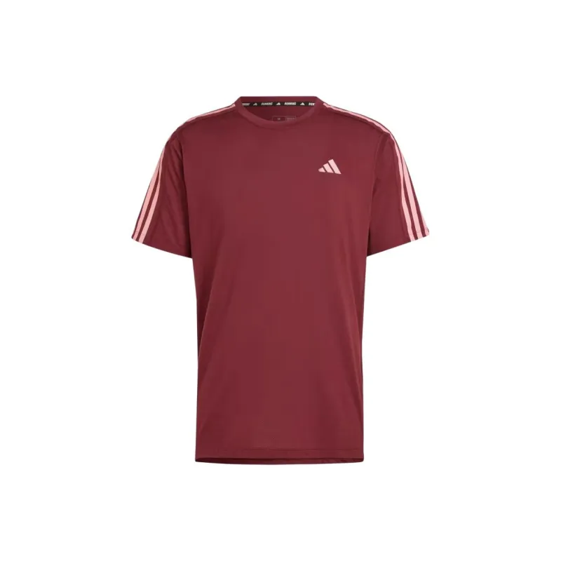 Adidas Free Shipping With AdiClub Own The Run 3 Stripes Tee-0