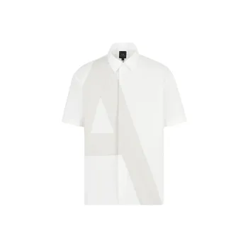 ARMANI EXCHANGEAE SS23 Shirt Men's White Gray