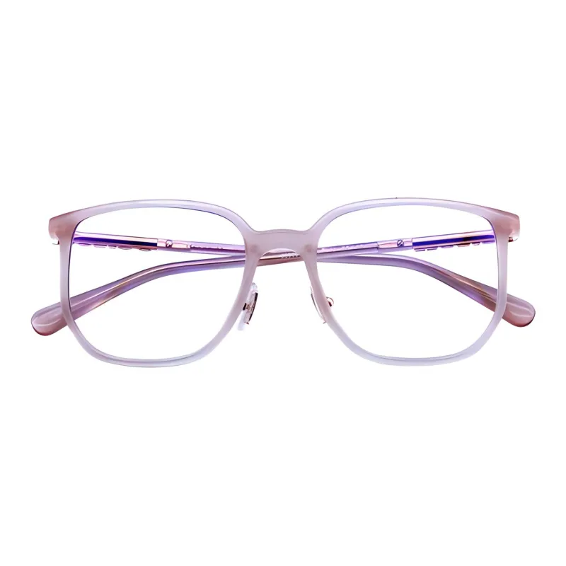 COACH Plate Frame Square Eyeglass Frames Unisex Light Pink-2