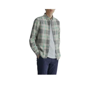 GANT Shirts Men Beige Black