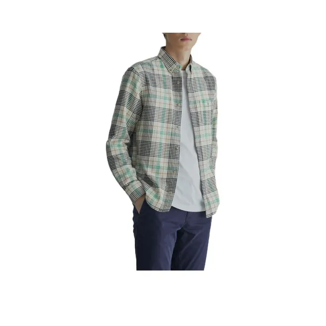 GANT Shirts Men Beige Black-0