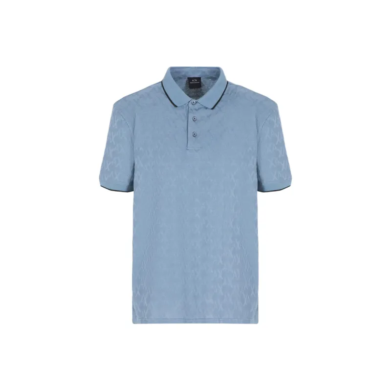 ARMANI EXCHANGE Monogram Polo Shirt-0
