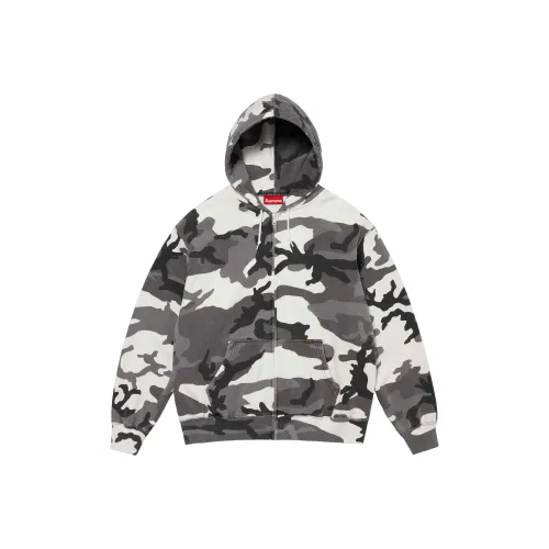 Supreme Work Zip Up Hooded Sweatshirt