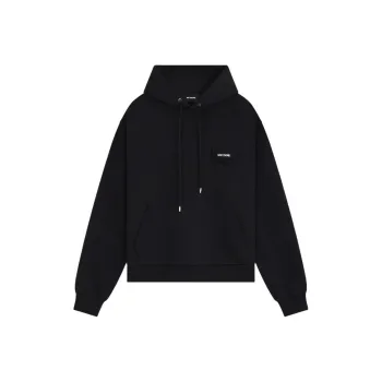 WE11DONE Logo appliqué Hoodie