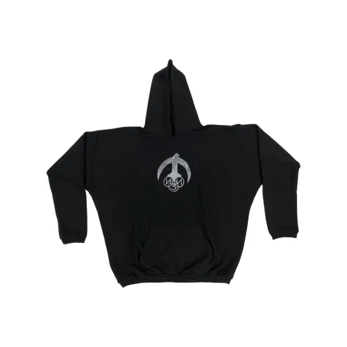 YEEZY VULTURES Album Peripheral Series Sweatshirts Unisex Black