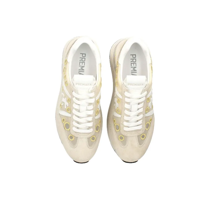 PREMIATA BETH 7382 Low Top Casual Shoes Women's Beige-4