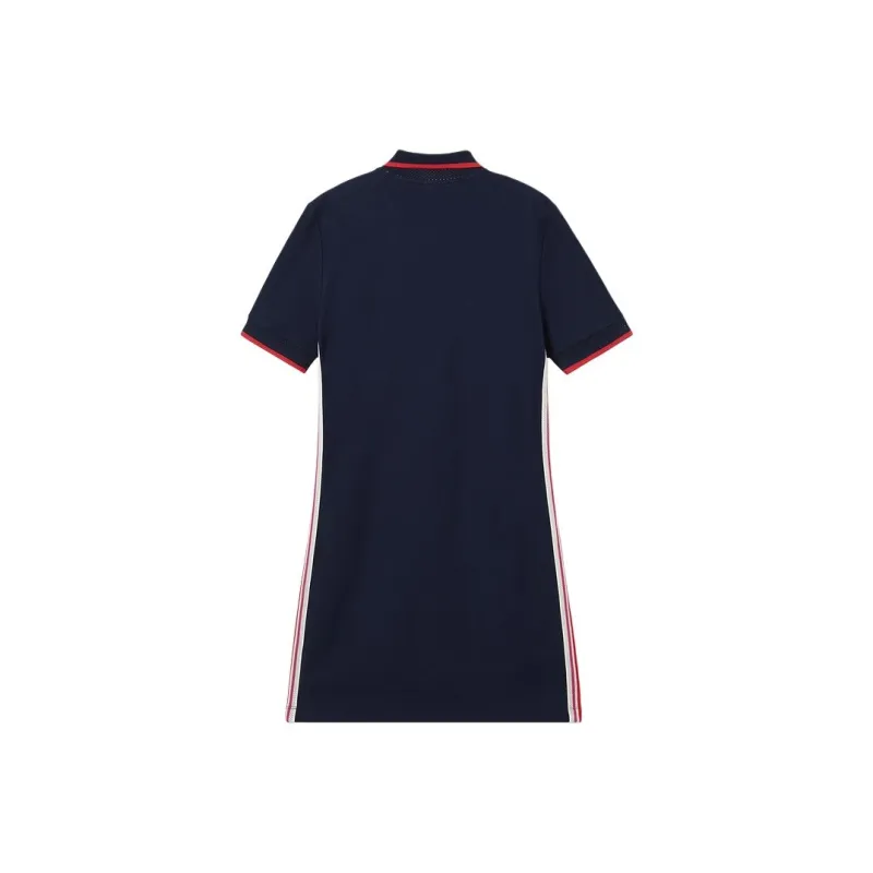 LACOSTE Short Sleeved Dress Women's 166/Navy Blue-1
