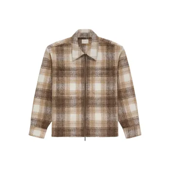 AIME LEON DORE Alpaca Blend Zip Shirt