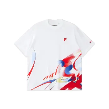 FILA FUSION T Shirt Unisex Standard White