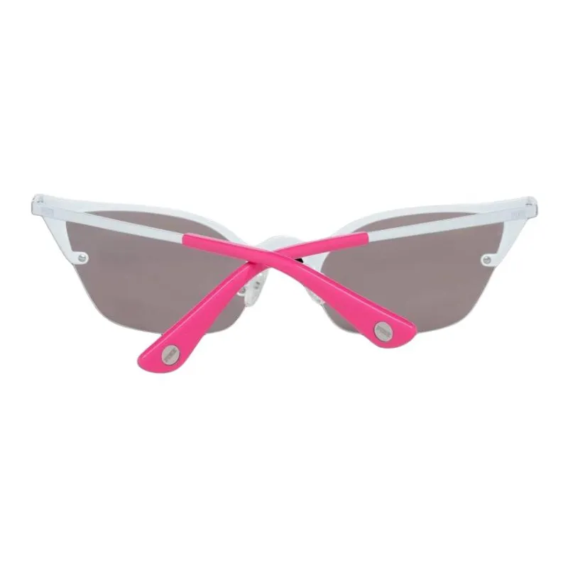 Victoria's Secret Irregular Shape Sunglasses Women's White-2