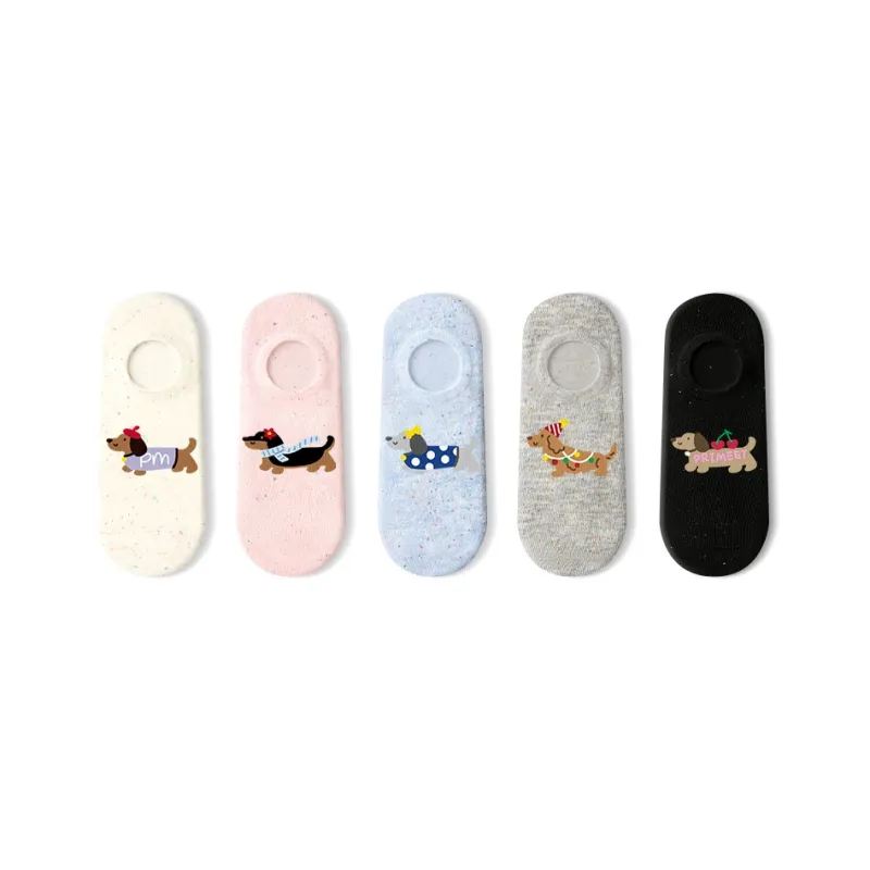 Primeet No Show Socks Women's 5 Pack-0