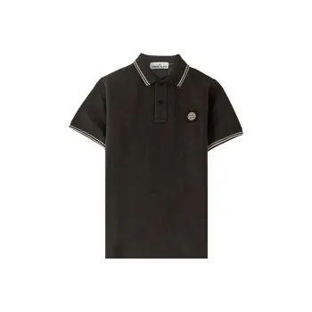 STONE ISLAND Polo Shirt Men's Charcoal