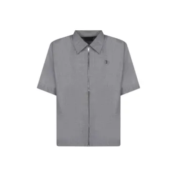 Givenchy Collared Short Sleeve Shirt