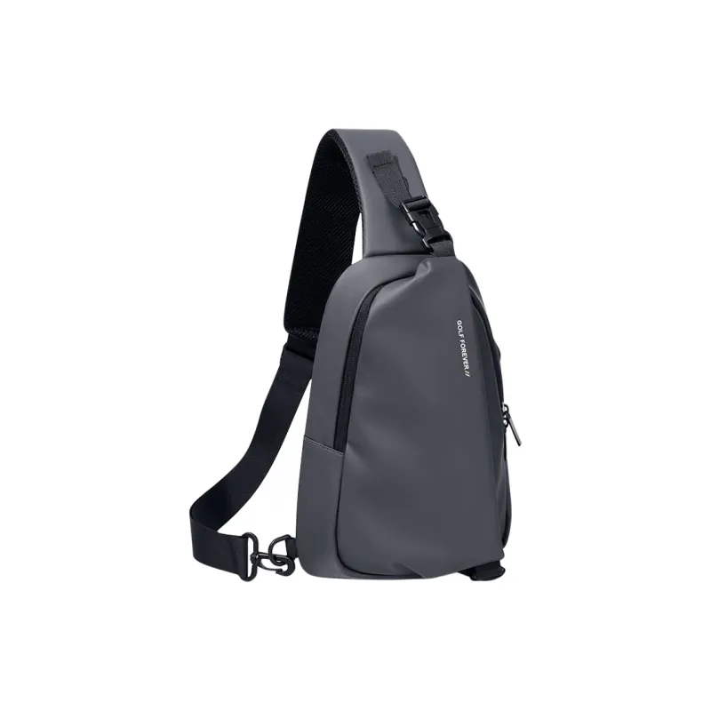 GOLF Fabric Sling Bag Men's Dusty Black/Elegant Gray-8