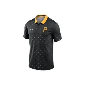 Nike MLB Collaboration Polo Shirt Pittsburgh Pirates Men's Black