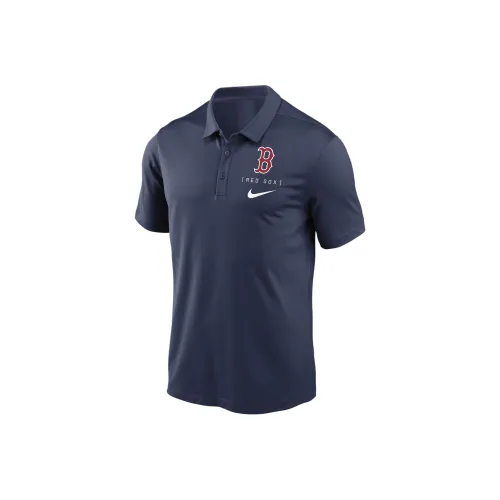 Nike MLB Collaboration Boston Red Sox Franchise Polo Shirt Boston Red Sox Men's Marine Blue