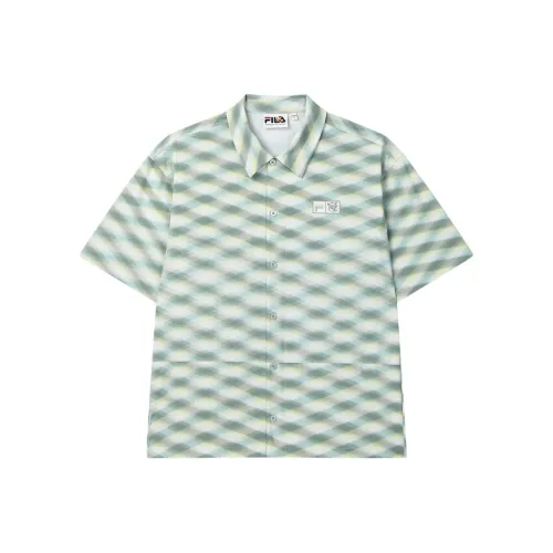 FILA x MAISON KITSUNE ORIGINALE Shirt Men's Light Turquoise L G