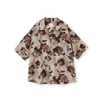 KORAKUBLUE Shirt Unisex Maple Leaf Brown