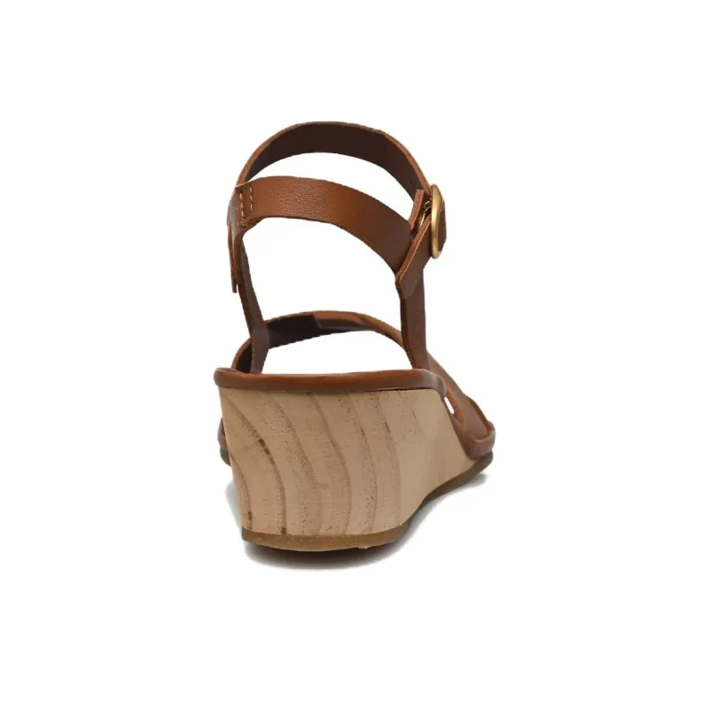 El Naturalista One Strap Sandals Women's Brown-5