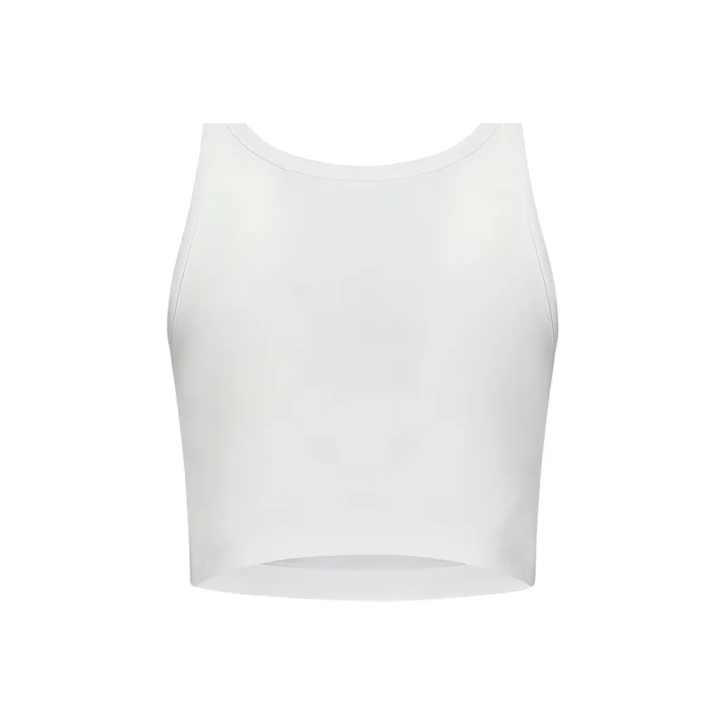 PALM ANGELS Logo Printed Crewneck Tank Top-1