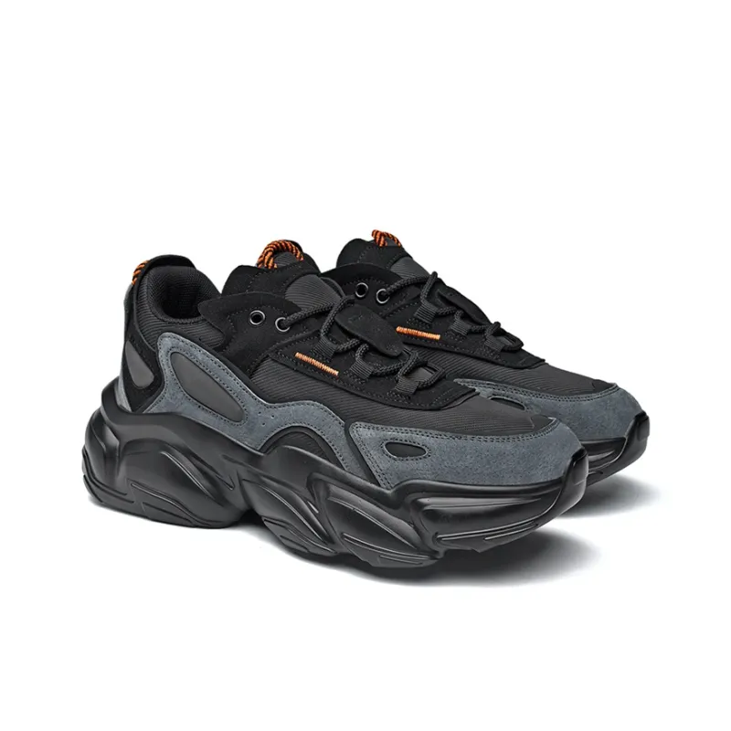OUBT Slip Resistant, Abrasion Resistant, Breathable Low Top Chunky Sneakers Unisex-3