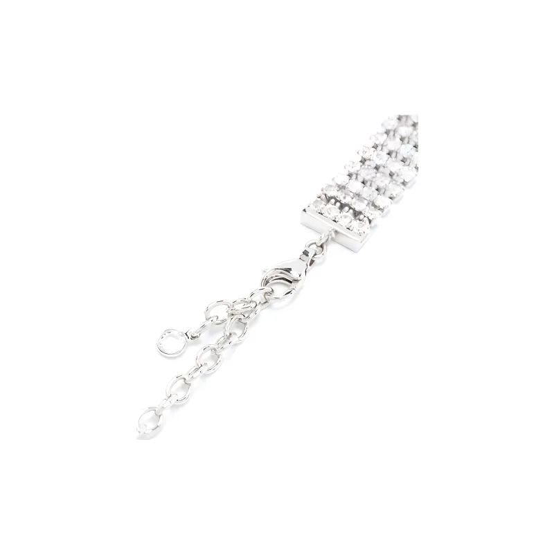 GUCCI Square G Crystal Necklace-2