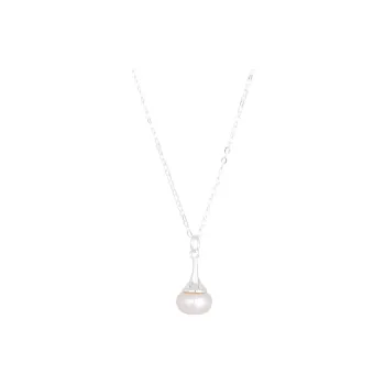 ZURY S925 Silver Collarbone Chain Necklace Women's Silver