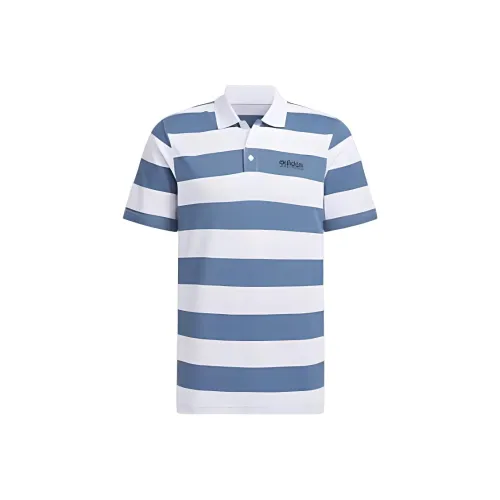 Adidas Polo Shirt Men's White/Eclipse Blue
