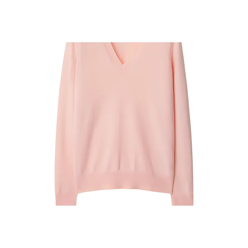 Burberry SS24 Cashmere Sweater Women's Pink-1