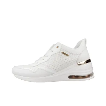Skechers Million Air Anti Slip Wear Resistant Mid Top Casual Shoes Women's White