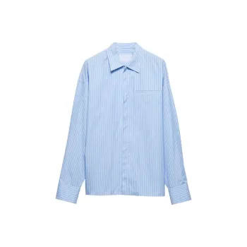 PRADA Long Sleeved Striped Shirt