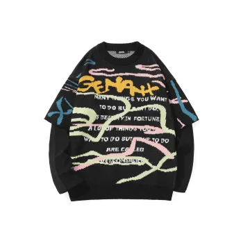 GENANX Sweaters Unisex Black