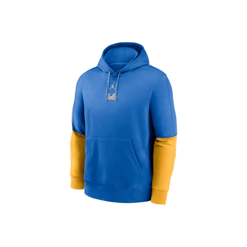 JORDAN Ucla Bruins Sideline Team Issue Club Men's Nike College Pullover Hoodie-0