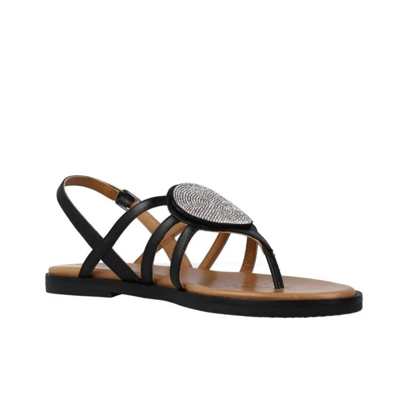 GEOX D NAILEEN One Strap Sandals Women's Black-3
