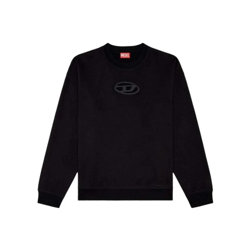 DIESEL Cut Out Oval D Logo Sweatshirt-0