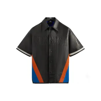 KITH For The New York Knicks Leather Woodpoint Shirt