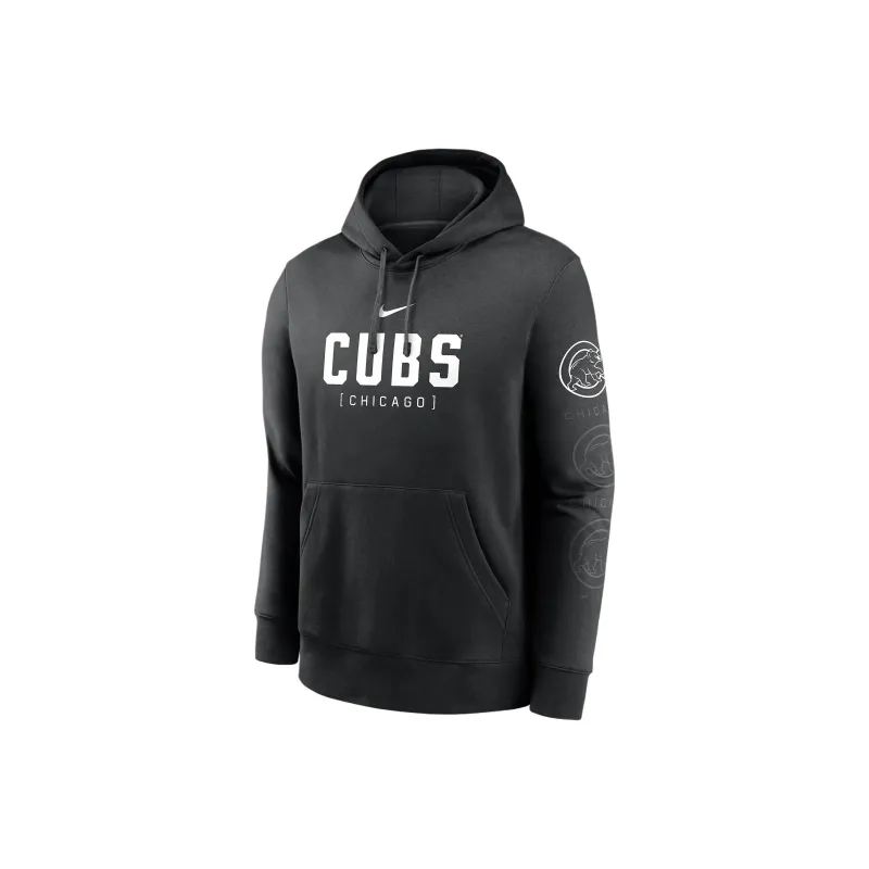 Nike Chicago Cubs Fashion Club Men's Nike Mlb Pullover Hoodie-0
