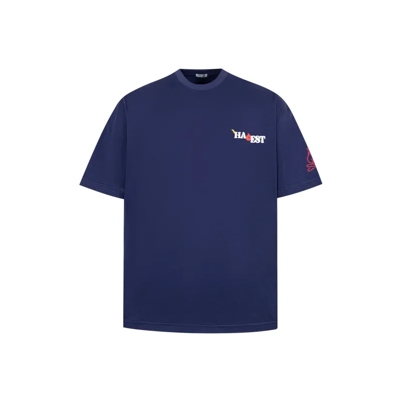 PEDLOR T Shirt Unisex Navy Blue-5