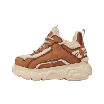 Buffalo Cld Chai Warm Anti Slip Wear Resistant Low Top Casual Shoes Women's Brown