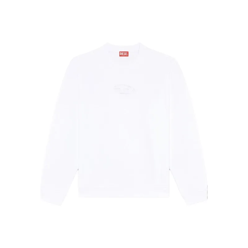 DIESEL Cut Out Oval D Logo Sweatshirt-0