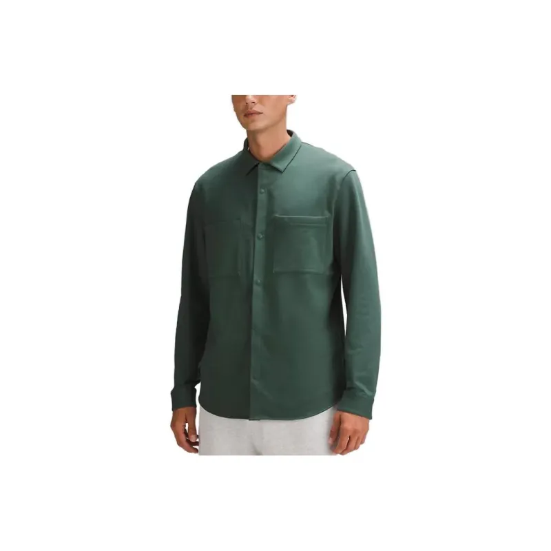 Lululemon Soft Knit Overshirt French Terry Shirt Men's-15
