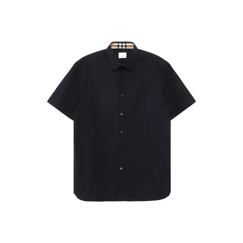 Burberry Shirts Men Black-0