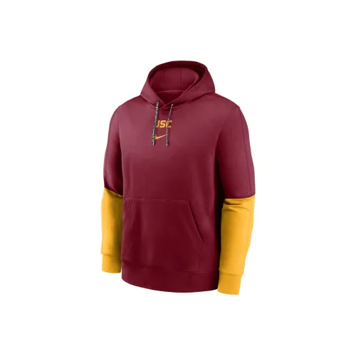 Nike Usc Trojans Sideline Team Issue Club Men's Nike College Pullover Hoodie