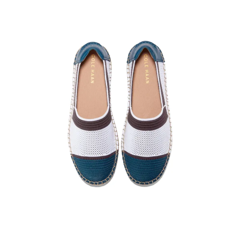 COLE HAAN Casual Single Shoes Women's White Blue Brown-5