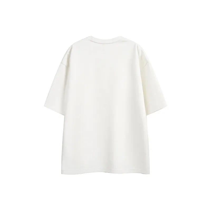 TEME Drop Shoulder Sleeve T Shirt Unisex-3