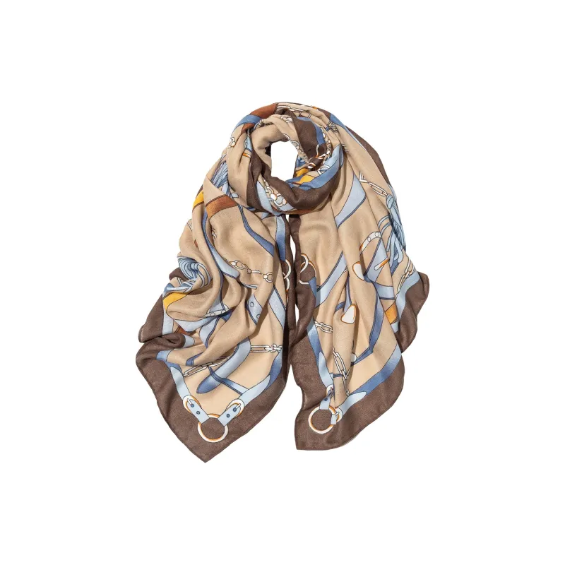 Shanghai Story 100% Polyester Knit Scarves Women's-15